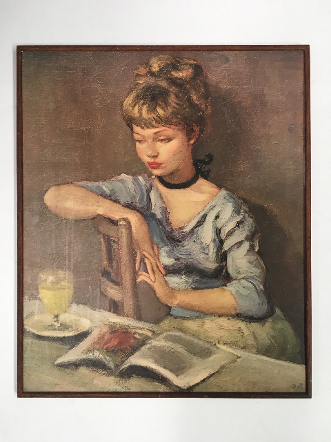 ARTWORK, Portrait (Female) - Girl Reading (Medium)